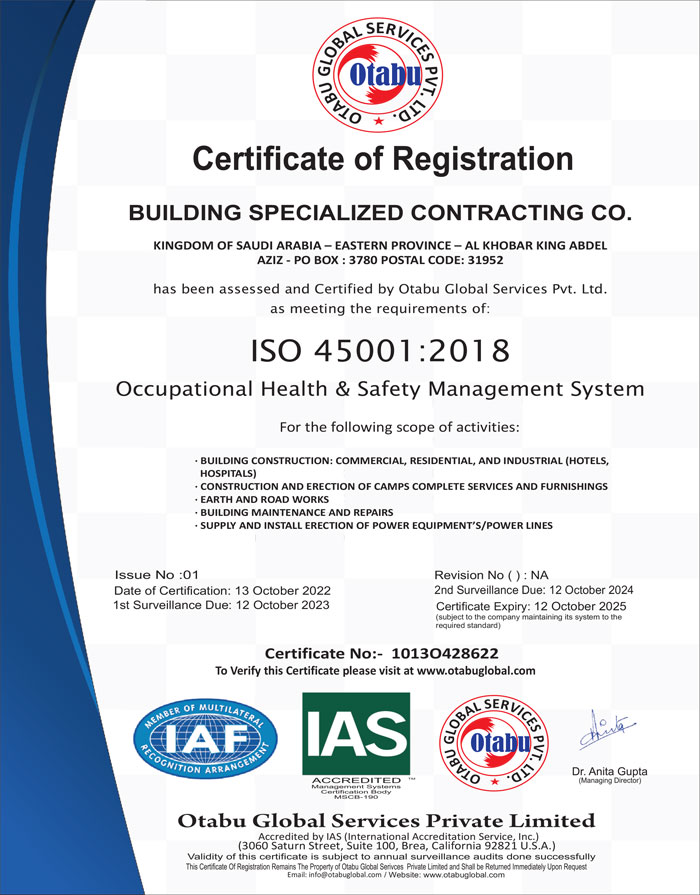 ISO 45001 : 2018